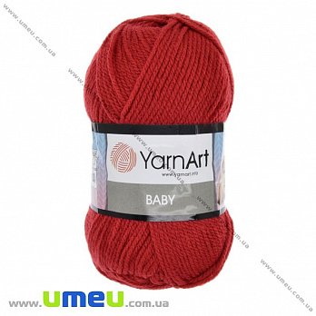 Пряжа YarnArt Baby 50 г, 150 м, Красная 156 (YAR-025265)