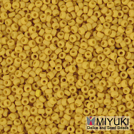 Бісер японський Miyuki круглий RR 15/0 №2311, Жовтий матовий (BIS-051205)