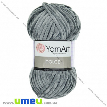 Пряжа YarnArt Dolce 100 г, 120 м, Сіра 760 (YAR-029681)
