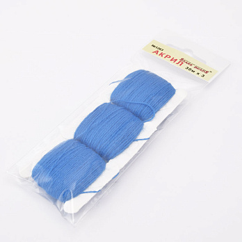 Акриловые нитки, №1263, Синие (MUL-058804)