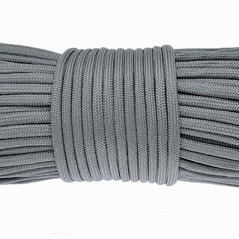 Шнур паракорд семижильный 4 мм, Серый (LEN-047066)