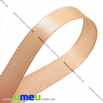 Атласна стрічка, 6 мм, Бежева (LEN-017077)