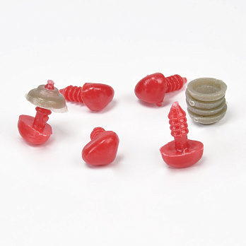 Носик со штифтом (с заглушкой), 10х7 мм, Красный (DIF-030510)