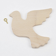 Підвіска дерев'яна Голуб, 95х95 мм, Бук (DEC-058358)