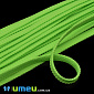 Поліестеровий шнур плоский 7 мм, Салатовий яскравий (LEN-039370)