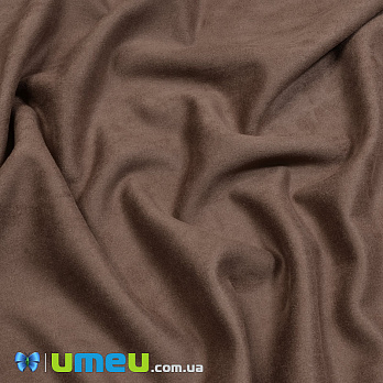 Замша искусственная 0,9 мм, Коричневая (20х29 см) (LTH-040453)