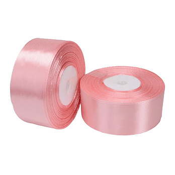 Атласная лента, 40 мм, Розовая (LEN-054608)