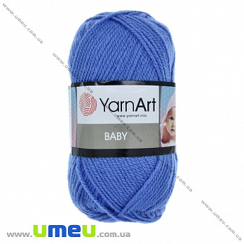 Пряжа YarnArt Baby 50 г, 150 м, Синяя 600 (YAR-025277)