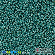 Бісер японський Miyuki круглий RR 15/0 №4217, Duracoat Galvanized, Бірюзовий (BIS-043340)
