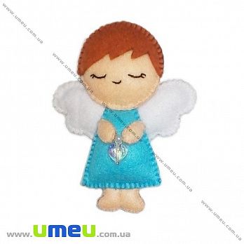 Набор из фетра для создания игрушки, Ангелочек ФН-56, 9х11 см (FLT-034860)