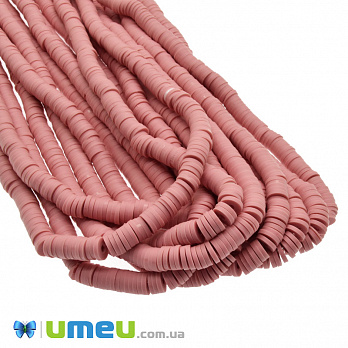 Бусины из полимерной глины, 6 мм, Пудровые (BUS-046978)