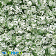 Паєтки Індія круглі грановані, 5 мм, Оливкові (PAI-037803)