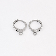 Швензи круглі, Латунь з покриттям Родій, 15х11,5х2 мм (OSN-059028)