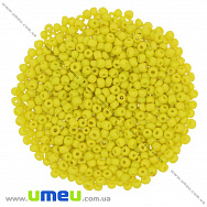 Бисер китайский средний, 8/0, Желтый натуральный, 3 мм (BIS-009066)