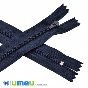 Блискавка спіральна нероз'ємна, 18 см, Тип 3, Синя темна (ZIP-045096)