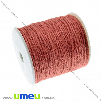Шпагат пеньковый, Терракотовый, 2 мм (LEN-021699)