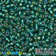 Бісер японський Miyuki круглий RR 11/0 №1017, Зелений АВ (BIS-045662)
