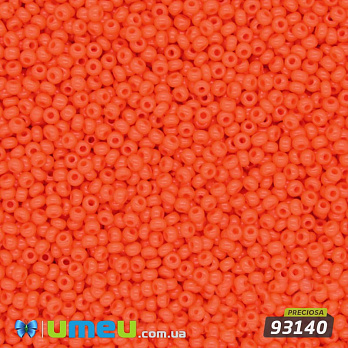 Бисер чешский 12/0, №93140, Рябиновый, Натуральный (BIS-016998)