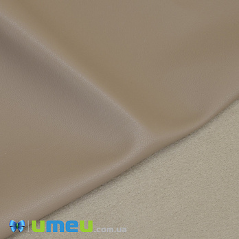Искусственная кожа на замше 0,65 мм, Бежевая, 20х27 см (LTH-045472)