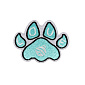 Термоаплікація Лапка, 6х4,5 см, Бірюзова (APL-061497)