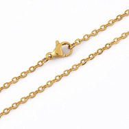 Основа на шию з нерж. ст., Золото, 2 мм, 60 см (STL-058295)