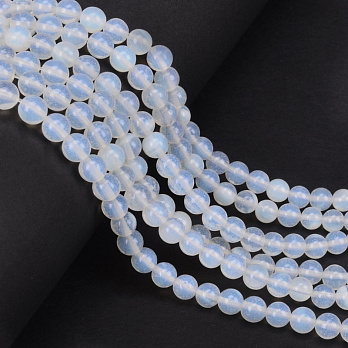 Бусины Опалит, Синт. камень, 6,5 мм, Круглые (BUS-051732)