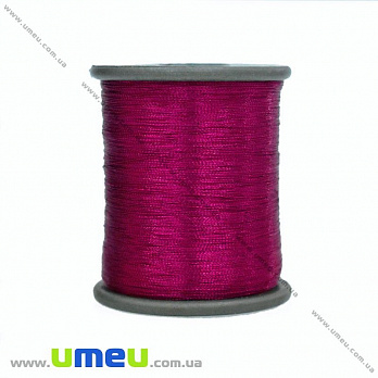 Нитки металізовані 0,1 мм, Малинова (KNT-028182)