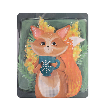 Набір алмазного живопису на картоні 25х21 см, Білочка-ласунка (SXM-056397)