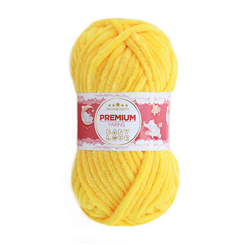 Пряжа Premium Yarn Baby Love 50 г, 60 м, Жовта 313 (YAR-052326)
