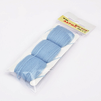 Акриловые нитки, №1266, Голубые (MUL-058806)