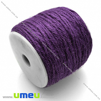 Шпагат пеньковый, Фиолетовый, 2 мм (LEN-010174)