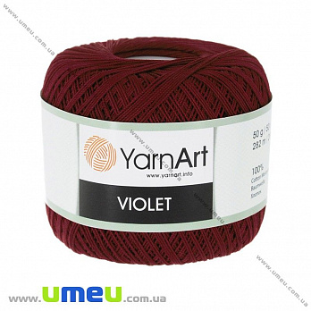 Пряжа YarnArt Violet 50 г, 282 м, Бордова 0112 (YAR-025027)