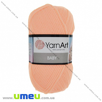 Пряжа YarnArt Baby 50 г, 150 м, Персиковая 204 (YAR-025250)