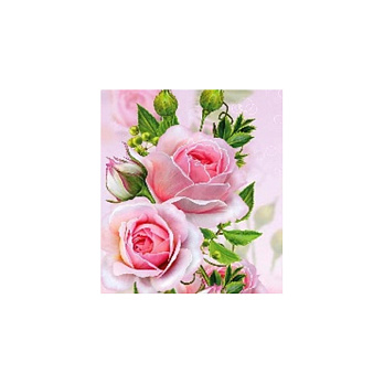 Набор алмазной живописи на картоне 25х21 см, Розы (SXM-061182)