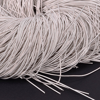 Канитель мягкая 0,5 мм, Серебристая матовая (KNT-051626)