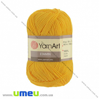 Пряжа YarnArt Etamin 30 г, 180 м, Помаранчева 439 (YAR-023047)