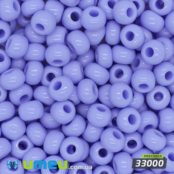 Бисер чешский 2/0, №33000, Голубой светлый, Натуральный (BIS-044911)