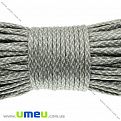 Шнур паракорд семіжільний меланж 4 мм, Сірий (LEN-024919)