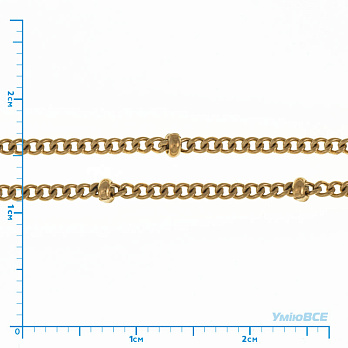 Цепь из нержавеющей стали, 1,5 мм, Золото (ZEP-058387)
