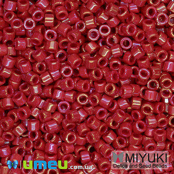 Бисер японский Miyuki Delica 11/0 DB214, Красный (BIS-045209)