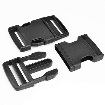 Фастекс пластиковый, 30 мм, Черный (BAG-040958)