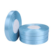 Атласна стрічка, 10 мм, Блакитна (LEN-056734)