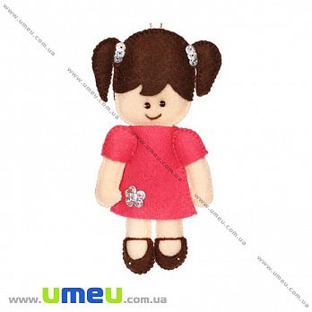 Набор из фетра для создания игрушки, Кукла ФН-29, 16х5 см (FLT-034838)