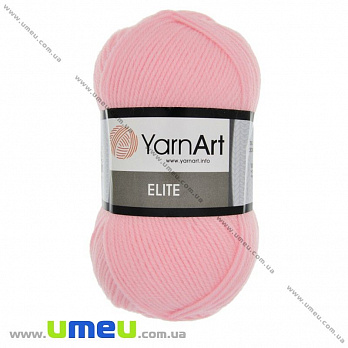 Пряжа YarnArt Elite 100 г, 300 м, Розовая светлая 201 (YAR-023275)