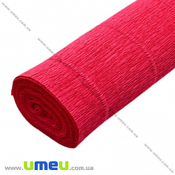 Гофрированная бумага Италия, Красно-малиновая 582, 180 г, 50х50 см (DIF-019097)