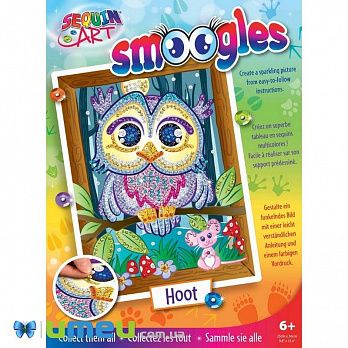 Набір для творчості Sequin Art SMOOGLES Сова (DIF-043427)