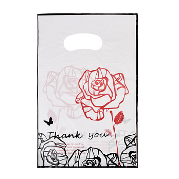 Подарочный пакетик, 30х20 см, Белый (UPK-003035)