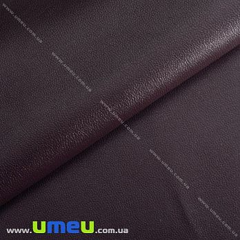 Штучна шкіра на замші 0,65 мм, Бордова темна, 20х27 см (LTH-036884)