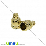 Колпачок металлический, 9х6 мм, Золото (латунь) (OBN-032344)