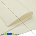 Фетр мягкий 1,3 мм, 30х30 см, Молочный (FLT-019516)